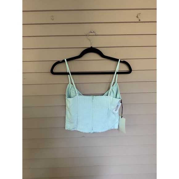 NWT Aritzia Sunday Best Delilah Tank‎ Frosted Aquamarine Small - Picture 4 of 4